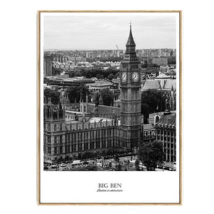 London Karte Landschaft - Leinwand Wandkunst Gemälde