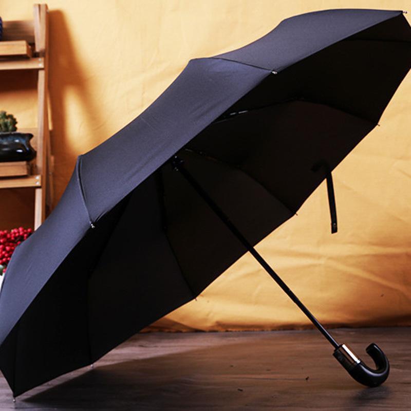 Karnz | Premium Classic Englisch Stil Automatischer Regenschirm Wind Resistant