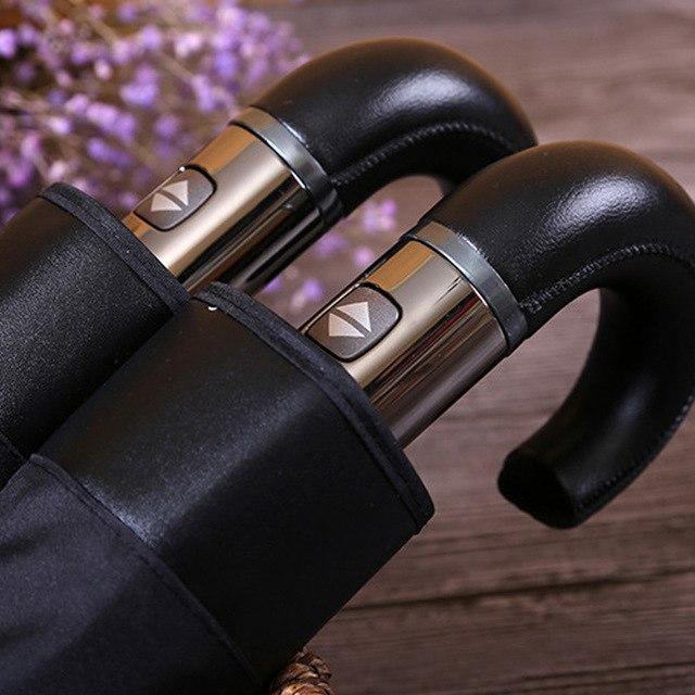 Karnz | Premium Classic Englisch Stil Automatischer Regenschirm Wind Resistant