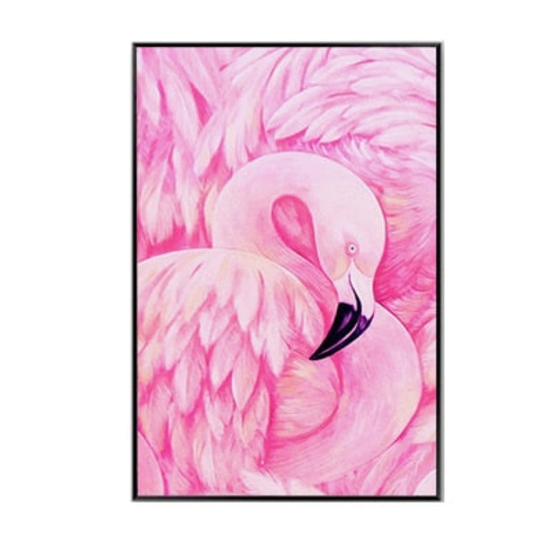 Pink Flamingo - Leinwand Wandkunst Malerei