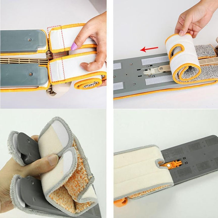 Doppelseitiger Mop - Zwei Stück Extra Mop-Pads | Karnz