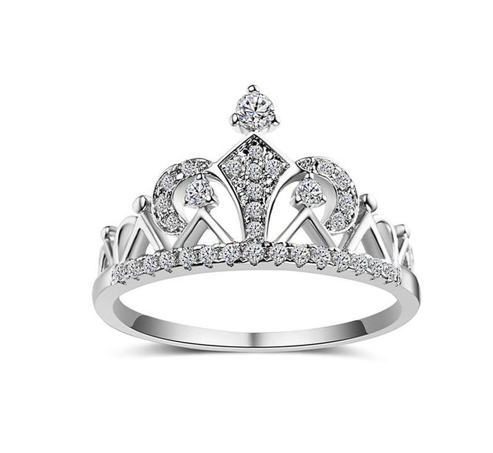 Cubic Zirkonia Prinzessin Krone Ring | Karnz