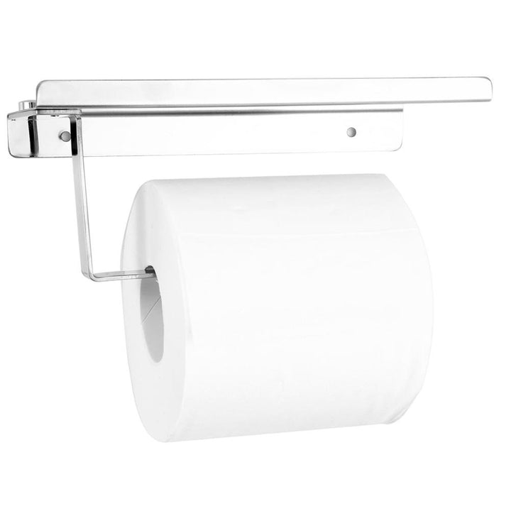 Edelstahl Toilettenpapierhalter mit Regal | Karnz