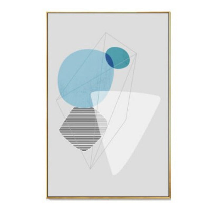 Geometrische Kunst - Leinwand Wandkunst Gemälde