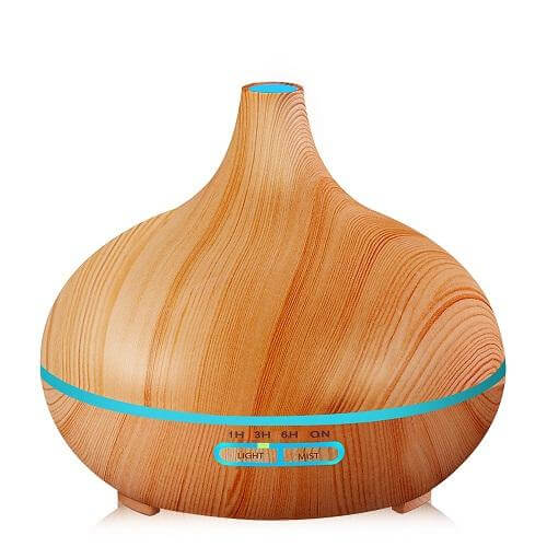 Holz Luftbefeuchter ätherischer Öl Diffusor Aroma Lampe | Karnz