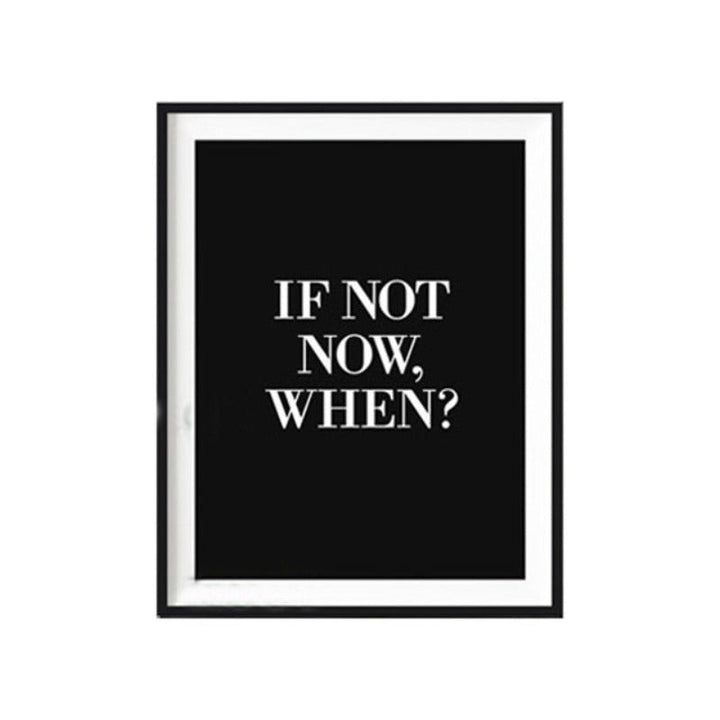 Do It Now - Leinwand Wandkunst Gemälde