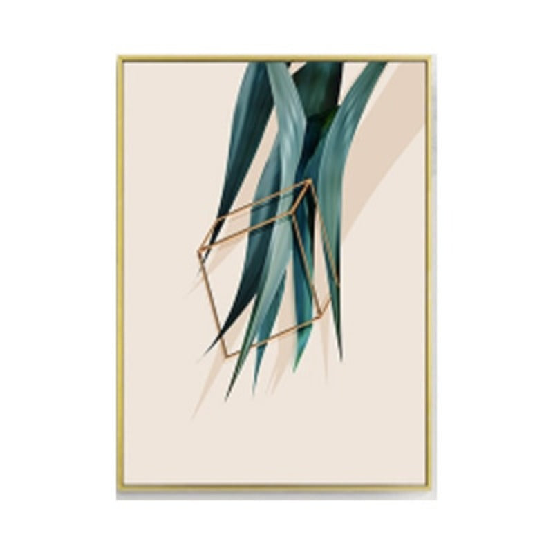 Kaktus Pflanzen Blatt - Leinwand Wandkunst Gemälde