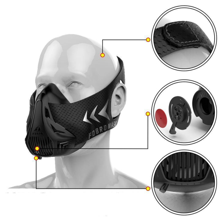 Karnz | Sport Training Fitness Maske für Höhentraining
