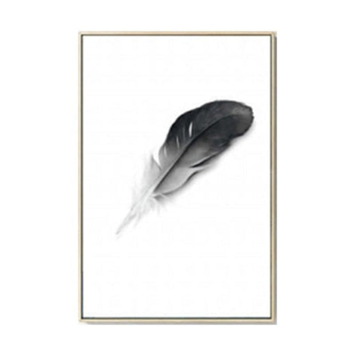 Abstract Feather - Leinwand Wandkunst Gemälde