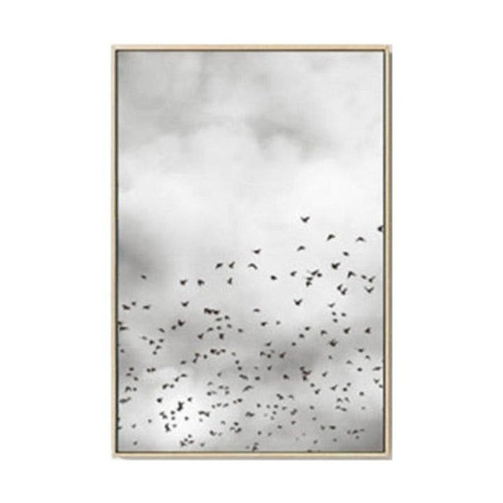 Abstract Feather - Leinwand Wandkunst Gemälde