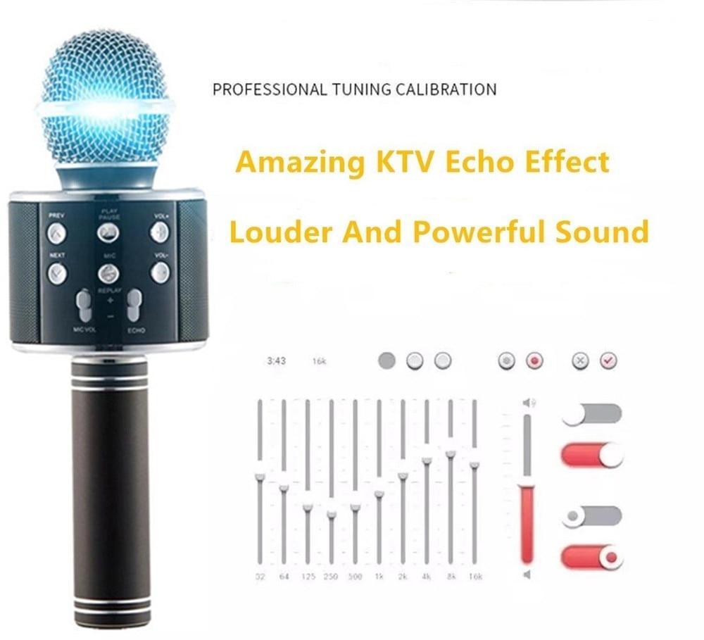 Karnz | Kabelloses Magic Karaoke Mikrofon – Bluetooth Karaoke Mikrofon