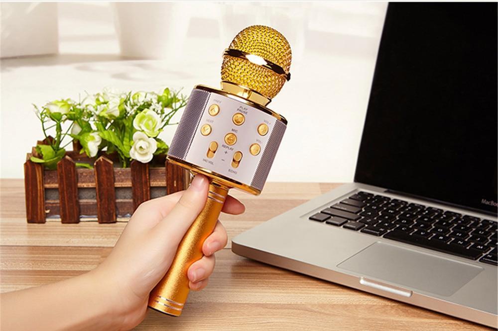 Karnz | Kabelloses Magic Karaoke Mikrofon – Bluetooth Karaoke Mikrofon