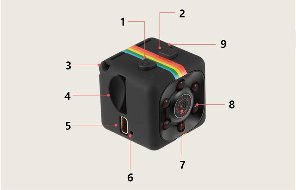 Karnz | MINI HD Kamera 1080P Auto Nachtsicht Action Cam
