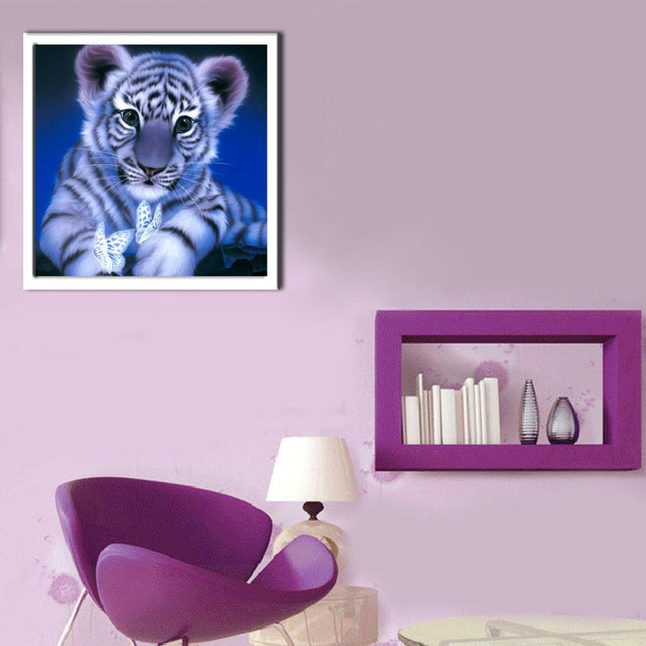 Verspielt Baby Tiger - GemPaint Kit | Karnz