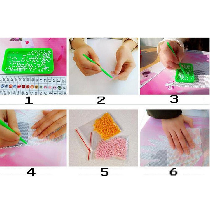 Verspielt Baby Tiger - GemPaint Kit | Karnz