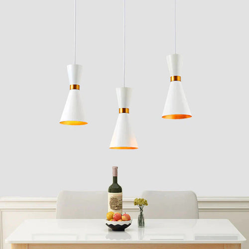Moderne Cord-Pendelleuchte aus Aluminium – LED-kompatibel