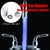 Bunter Temperatur-Sensor Wasserhahn