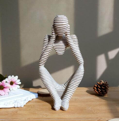 Kreative europäische Denkfigur Skulptur Wohnkultur