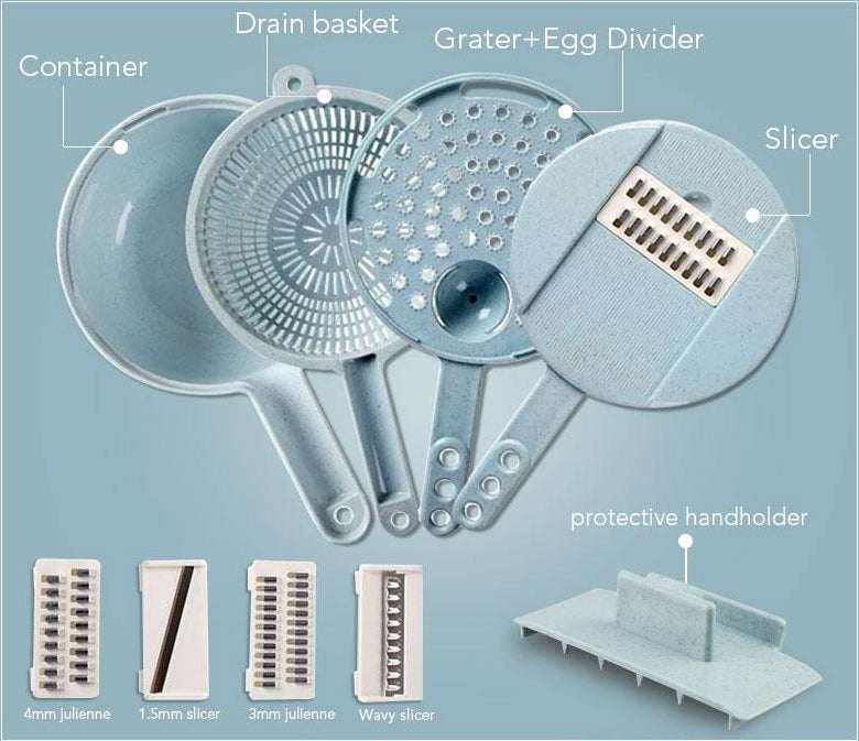 Mandoline 8 in 1 Gemüsehobel | Karnz