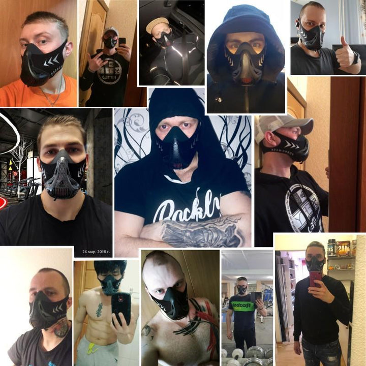 Karnz | Sport Training Fitness Maske für Höhentraining