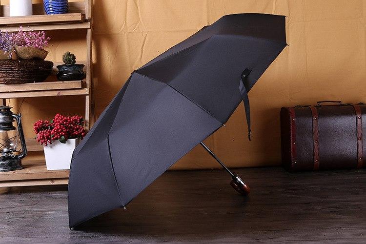 Karnz | Premium Classic Englisch Stil Automatischer Regenschirm Wind Resistant