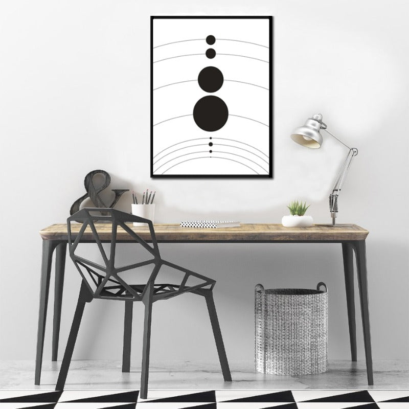 Planetenposter des Sonnensystems – Universum – Leinwandbilder