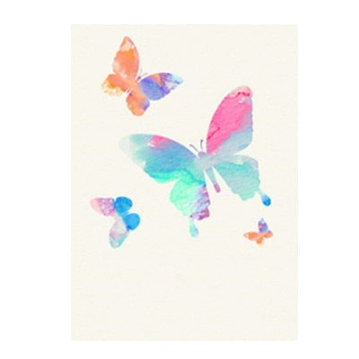 Aquarell-Schmetterling – Leinwandbild