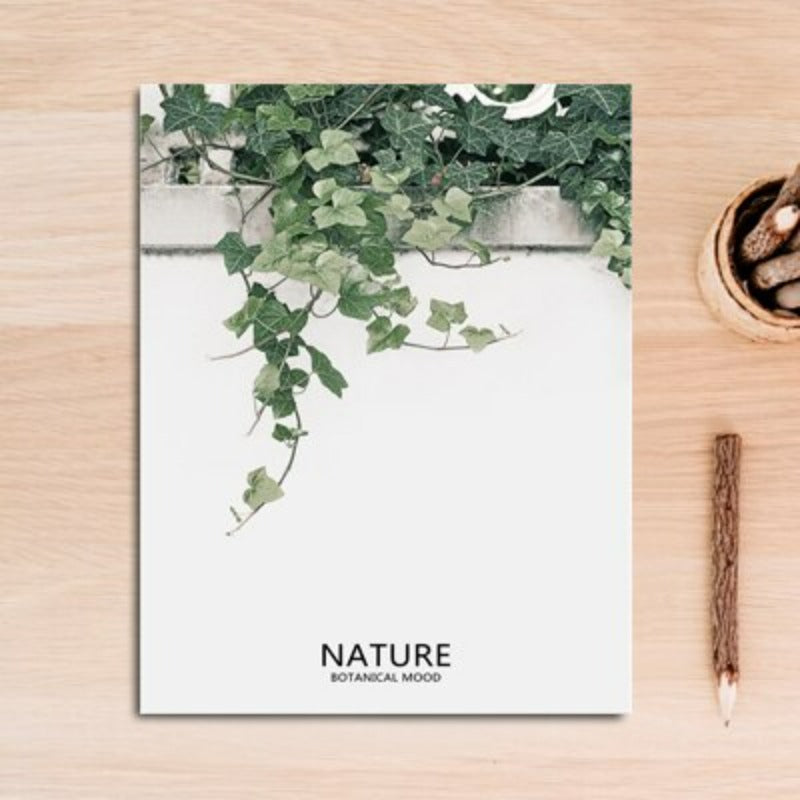 Nordische Natur, tropisches grünes Blatt - Leinwandbild