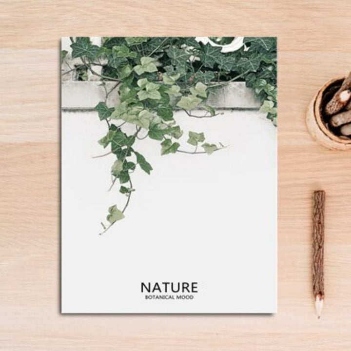 Nordische Natur, tropisches grünes Blatt - Leinwandbild