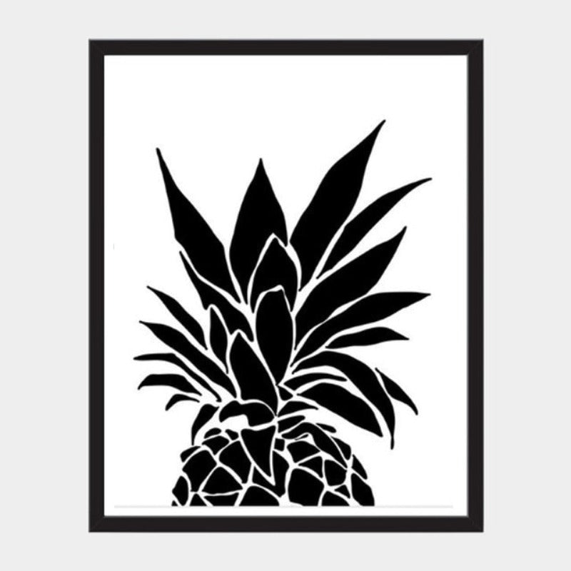 Schwarz & Weiß Nordic Inspirierende Lebenszitate - Leinwand Wandkunst Gemälde