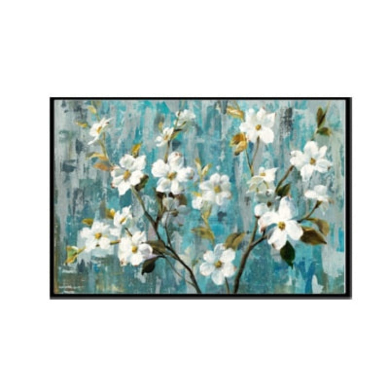 Apple White Flower Bilder - Leinwand Wandkunst Malerei
