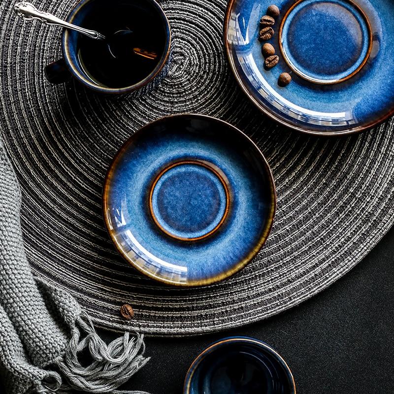Cat Eye Blue Keramiktasse | Karnz