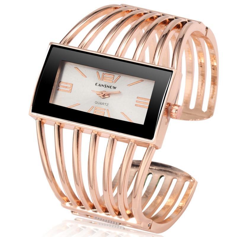 Karnz | Stylische Vollstahl-Armbanduhr für Frauen