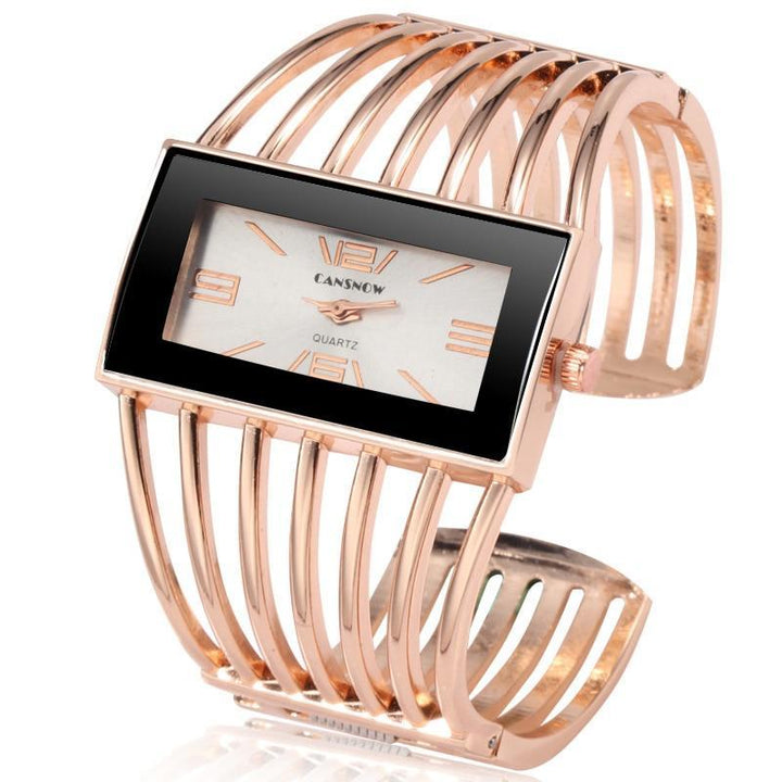 Karnz | Stylische Vollstahl-Armbanduhr für Frauen