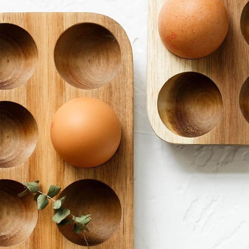Holz Japanische Stil Eier Aufbewahrungsbox | Karnz