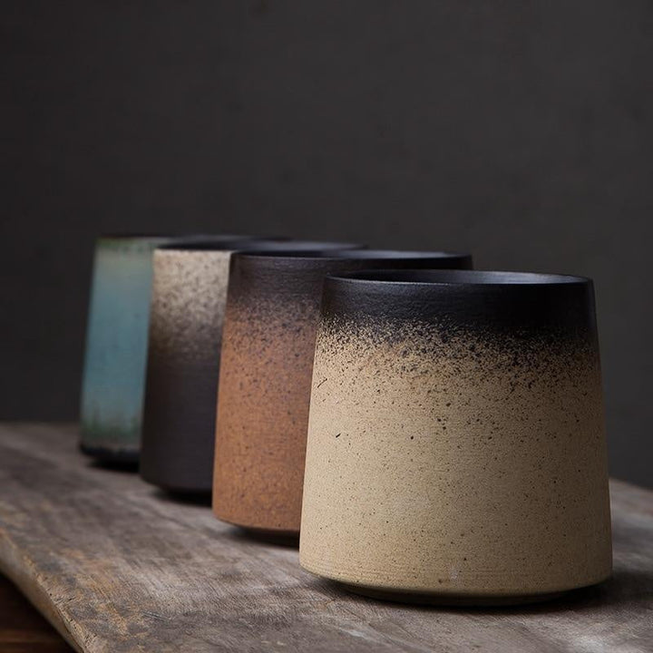 Gradient Retro Japanische Keramiktasse | Karnz