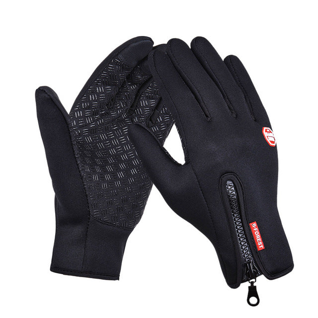Winterhandschuhe, isoliert, wasserabweisend, Touchscreen-kompatibel, ideal zum Autofahren, Radfahren, Skifahren, Camping und Wandern, Unisex