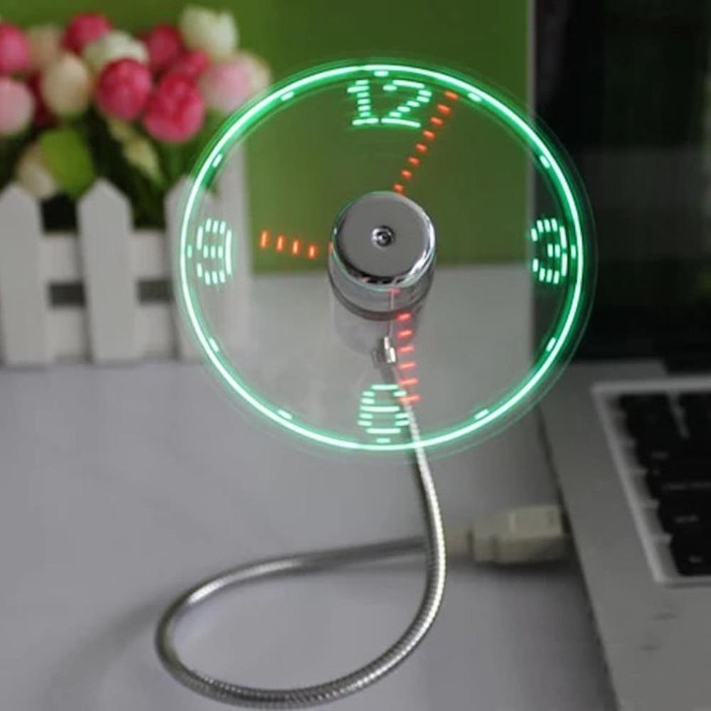 USB Mini Ventilator mit LED Zeit | Karnz