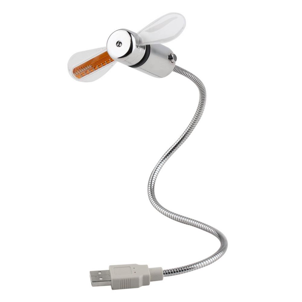 USB Mini Ventilator mit LED Zeit | Karnz
