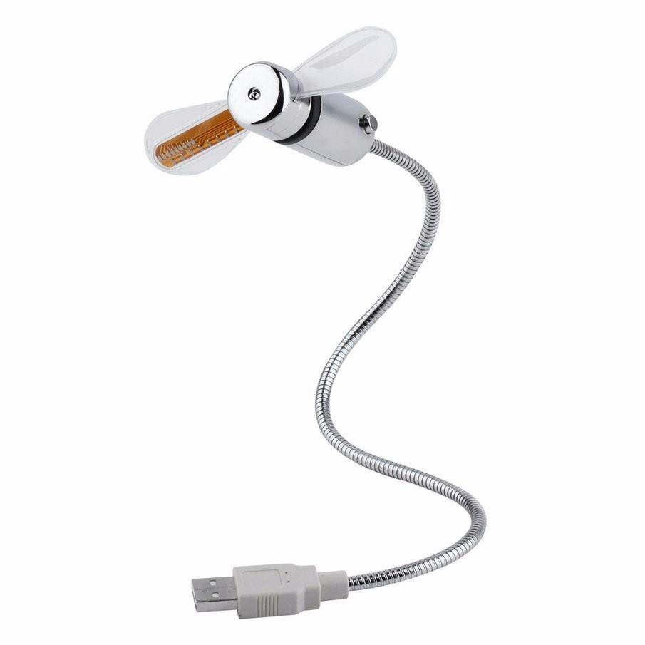 USB Mini Ventilator mit LED Zeit | Karnz
