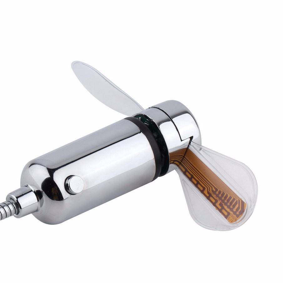 USB Mini Ventilator mit LED Zeit | Karnz