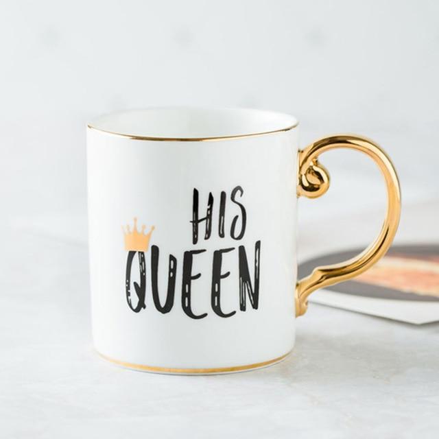 Luxus König & Königin Kaffeebecher | Karnz