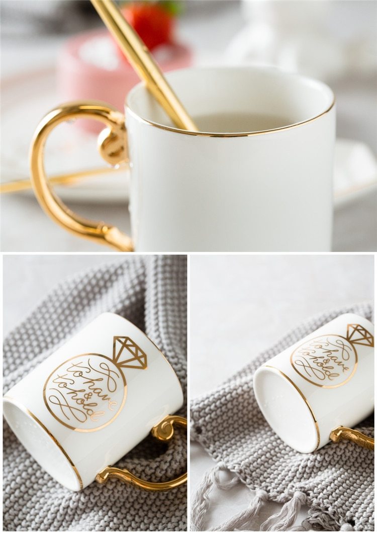 Luxus König & Königin Kaffeebecher | Karnz