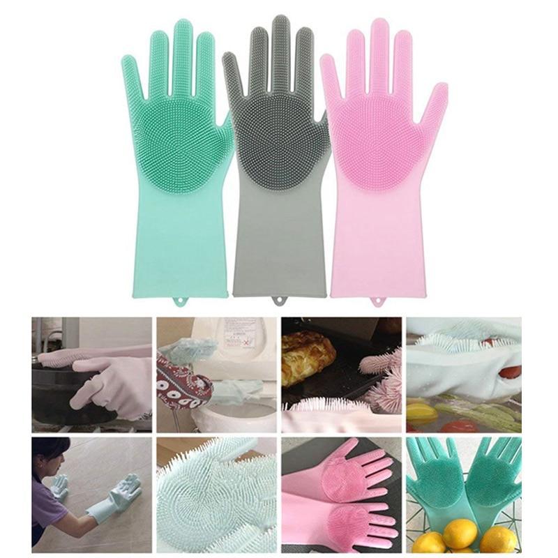 Magic Silikon-Reinigungs-Handschuhe (im Paar) | Karnz