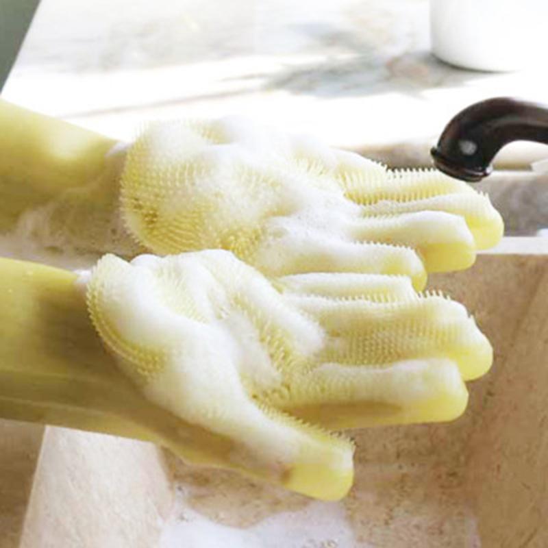 Magic Silikon-Reinigungs-Handschuhe (im Paar) | Karnz