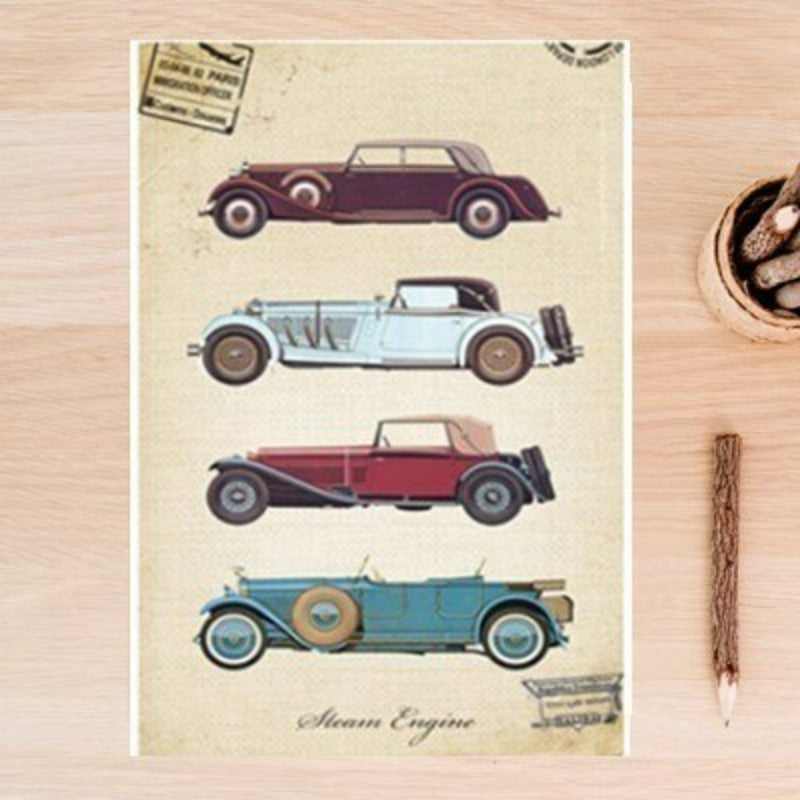Klassische Autos-Canvas Wandkunstgemälde