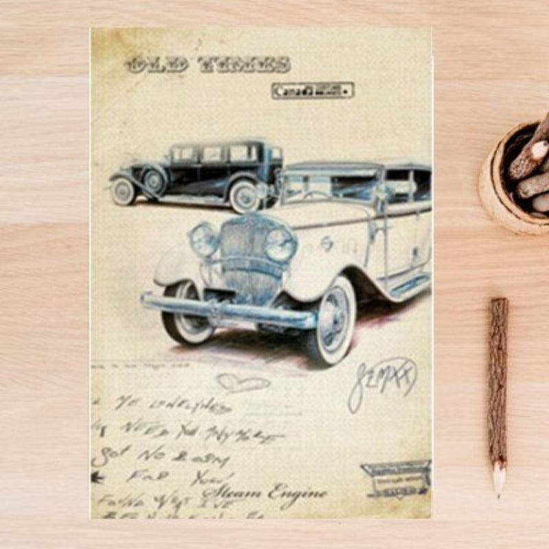Klassische Autos-Canvas Wandkunstgemälde