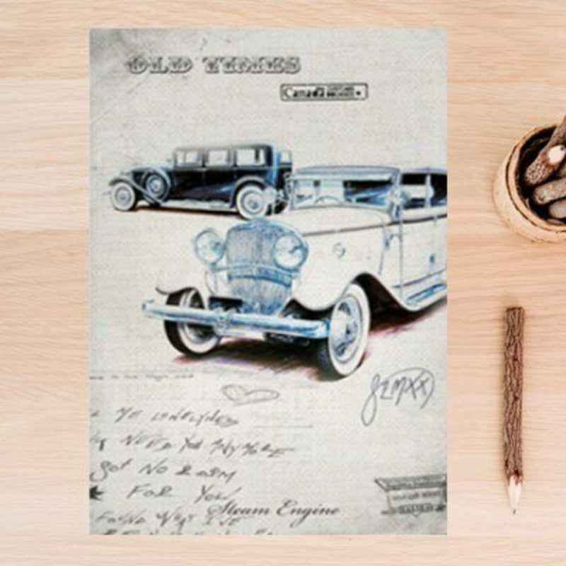 Klassische Autos-Canvas Wandkunstgemälde