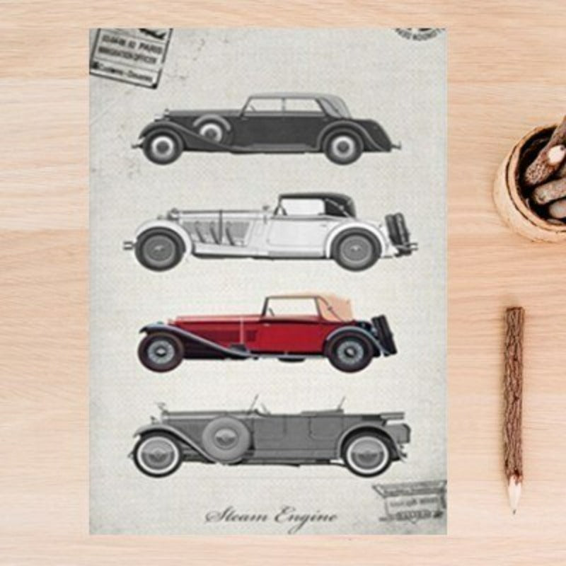 Klassische Autos-Canvas Wandkunstgemälde