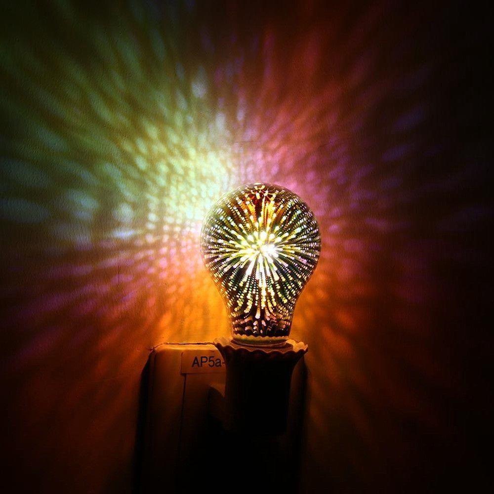 3D Sterne LED Feuerwerk Effekt Nachtlicht | Karnz